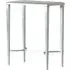 Side Table with Metal Frame - Light Grey