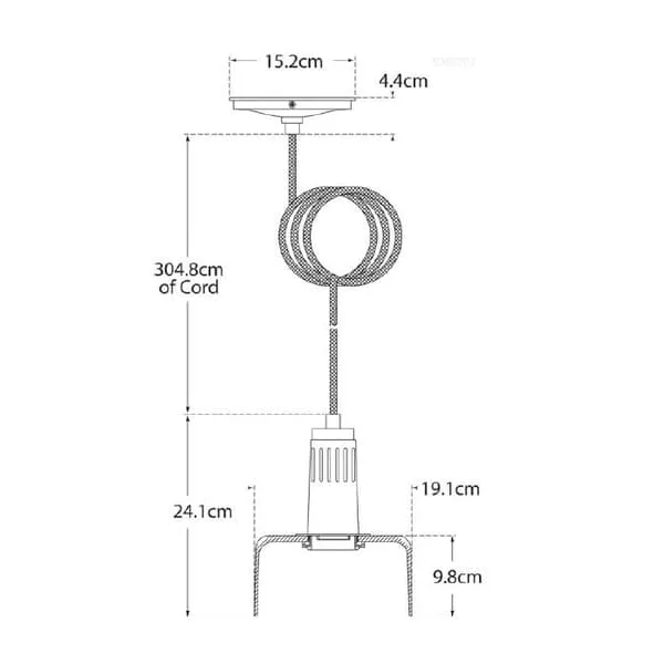 Single Pendant Light - Polished Nickel, Glass