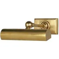 Single Picture Light with Adjustment - Brass, Metal