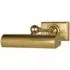 Single Picture Light with Adjustment - Brass, Metal