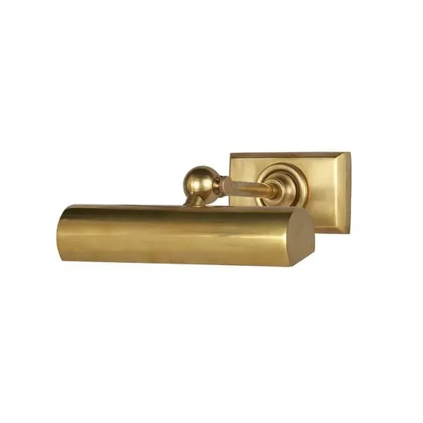 Single Picture Light with Adjustment - Brass, Metal image