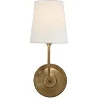 Single Wall Light - Antique Brass, Metal