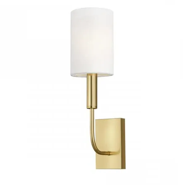 Single Wall Light - Burnished Brass