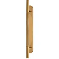 Single Wall Light Medium - Brass, Crystal