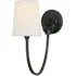 Single Wall Light Reed Design - Bronze