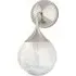 Single Wall Light with Curved Arm - Polished Nickel