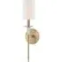 Single Wall Light with Shade - Brass