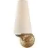 Single Wall Light with Shade - Gilded, Plaster