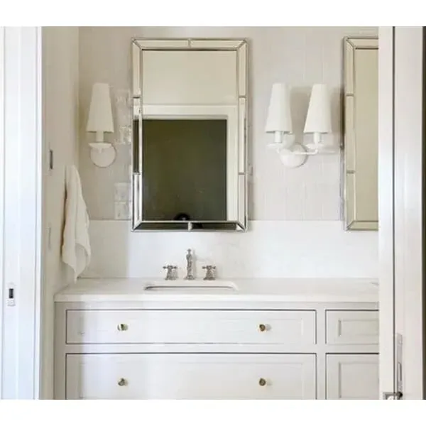 Single Wall Light with Shade - White, Plaster