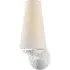 Single Wall Light with Shade - White, Plaster