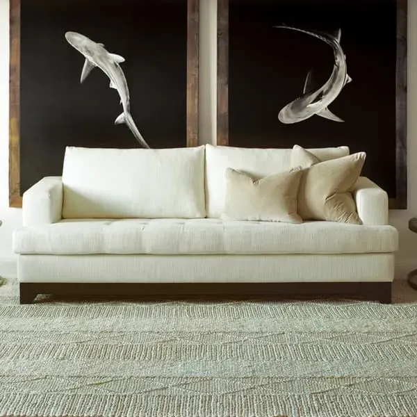 Slalom Braided Rug - Natural, Jute Cotton