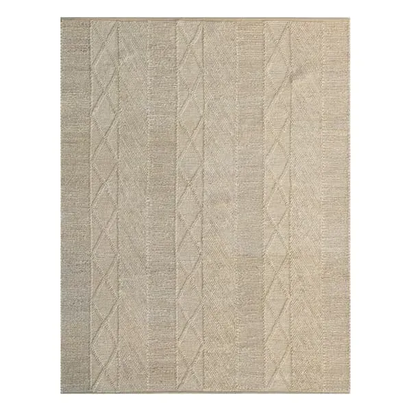 Slalom Braided Rug - Natural, Jute Cotton image