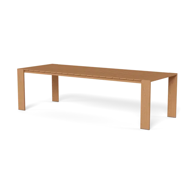 Slatted Dining Table - Natural, Teak image