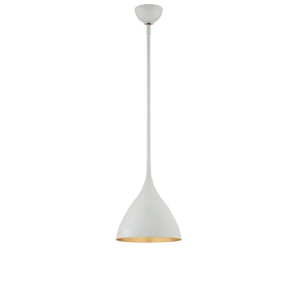 Small Agnes Pendant Light - White, Plaster image