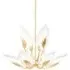 Small Blossom Chandelier - Gold, Glass