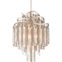 Small Chimera Pendant Light - Silver, Crystal