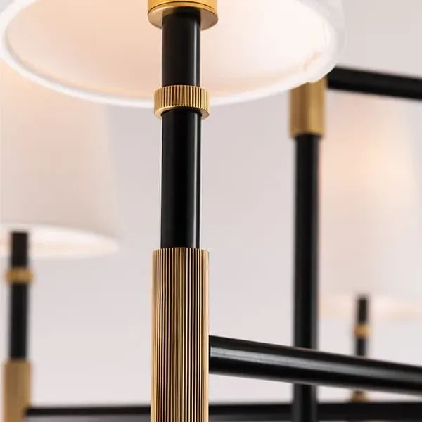 Small Classic Chandelier - Bronze, Metal