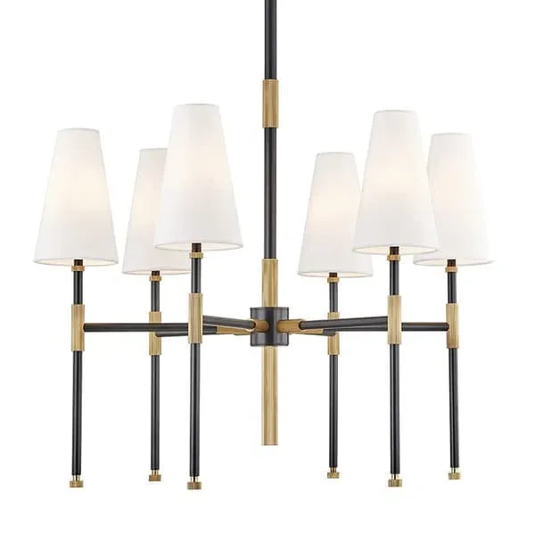 Small Classic Chandelier - Bronze, Metal image
