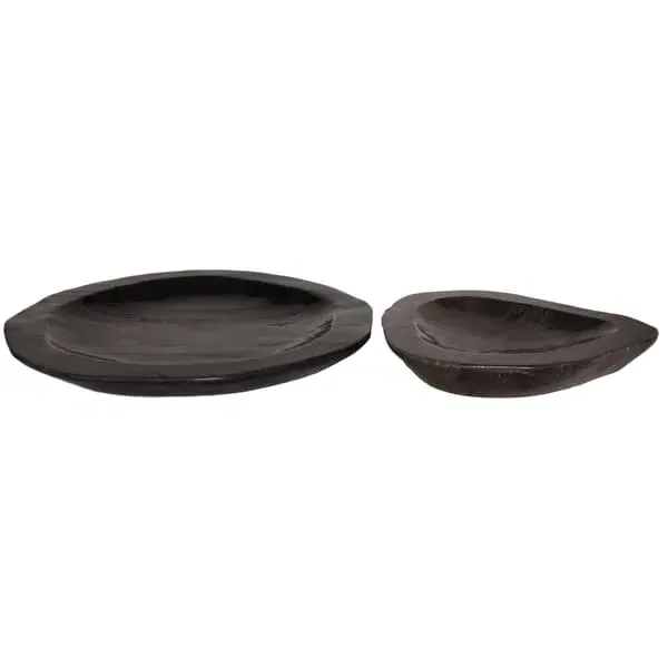 Small Decorative Tray - Dark, Petrified Wood