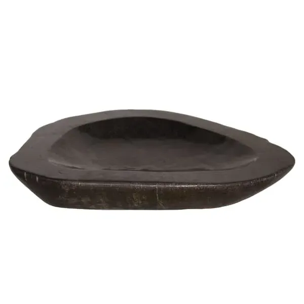 Small Decorative Tray - Dark, Petrified Wood image