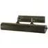 Small Double Picture Light - Gunmetal, Metal