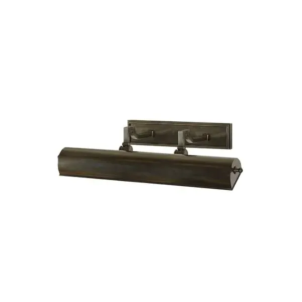 Small Double Picture Light - Gunmetal, Metal image