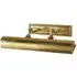 Small Double Picture Light - Natural Brass, Metal