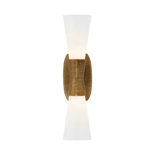 Small Double Wall Light - Gold, Metal image
