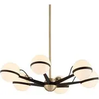 Small Galactic Sphere Chandelier - Multicolor, Glass