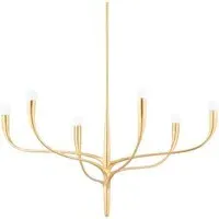 Small Labra Chandelier - Gold, Metal