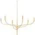 Small Labra Chandelier - Gold, Metal