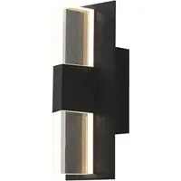 Small Linear Wall Light - Black, Metal