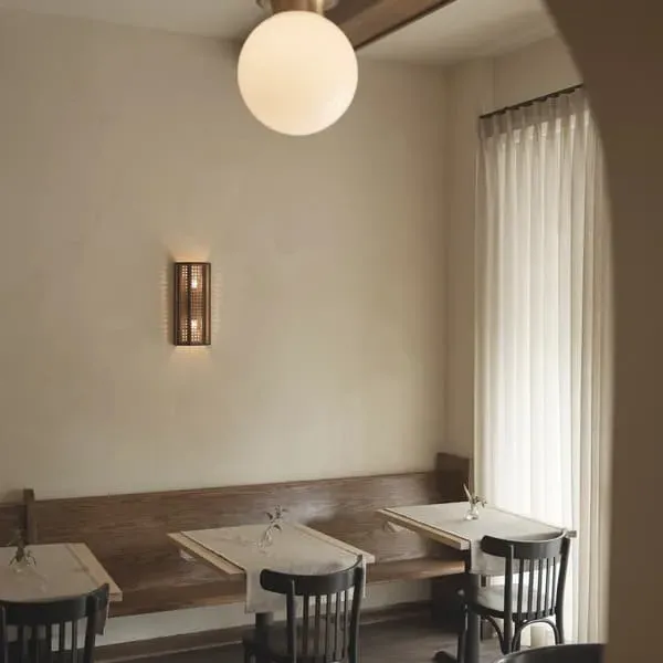 Small Pendant Light - Bronze, Glass