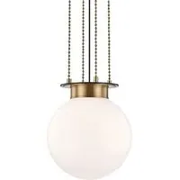 Small Pendant Light - Bronze, Glass