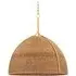 Small Pendant Light - Brown/Gold, Woven