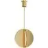 Small Pendant Light Geometric Design - Brass, Metal