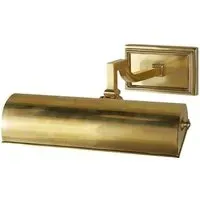 Small Picture Light - Natural Brass, Metal