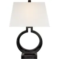 Small Ring Table Lamp - Bronze, Metal