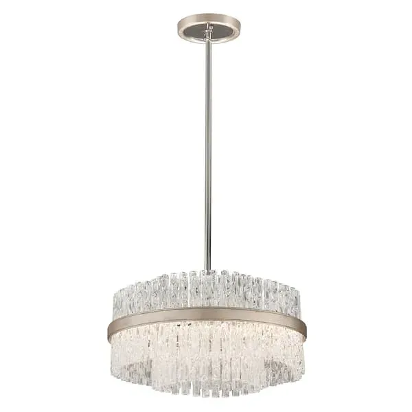 Small Round Chandelier - Gold, Crystal