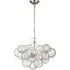 Small Talia Chandelier - Silver, Glass