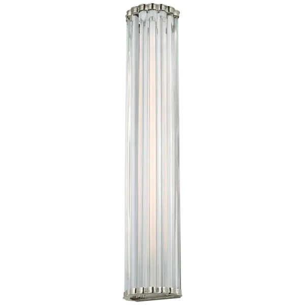 Small Wall Light - Polished Nickel, Glass