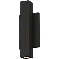 Small Wall Light with LED - Black, Metal