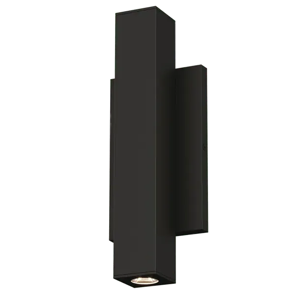 Small Wall Light with LED - Black, Metal image