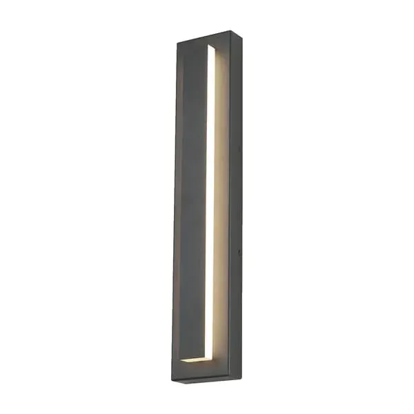 Small Wedge Wall Light - Charcoal Grey