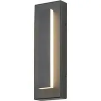 Small Wedge Wall Light - Charcoal Grey