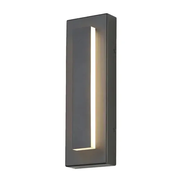 Small Wedge Wall Light - Charcoal Grey image
