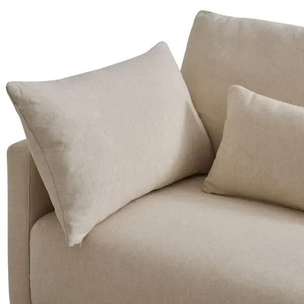 Sofa with Stain-Repellent Fabric - Light Neutral