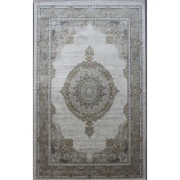 Soraya Persian Rug 160x230cm - Grey, Luxury Weave image