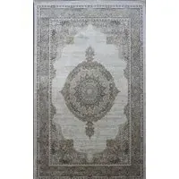 Soraya Persian Rug 200x290cm - Grey, Luxury Weave