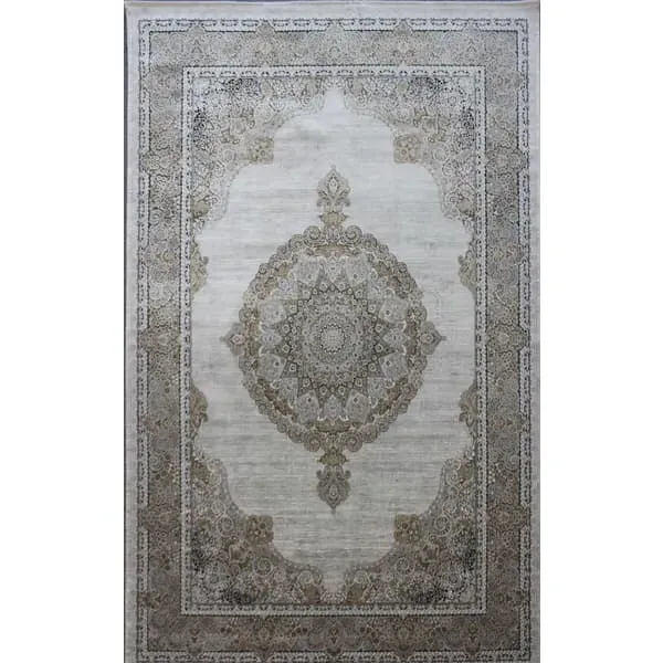 Soraya Persian Rug 200x290cm - Grey, Luxury Weave